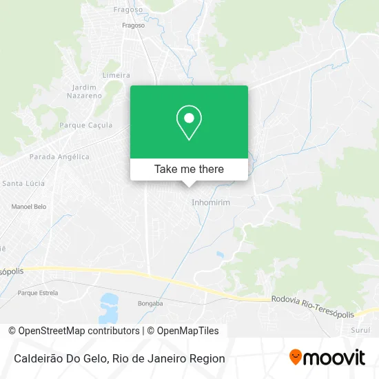 Caldeirão Do Gelo map