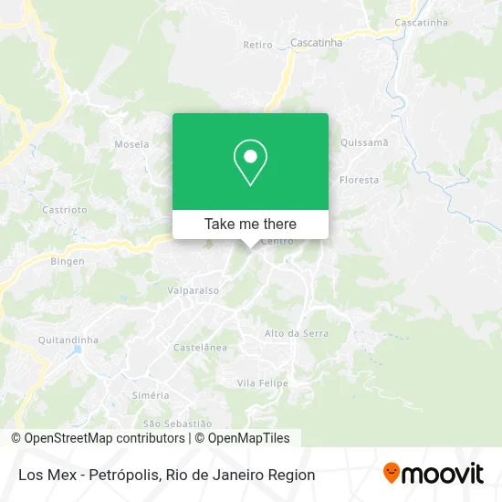Los Mex - Petrópolis map
