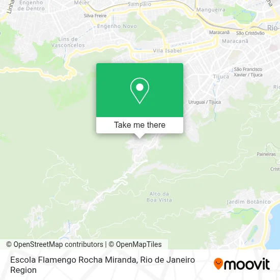 Escola Flamengo Rocha Miranda map