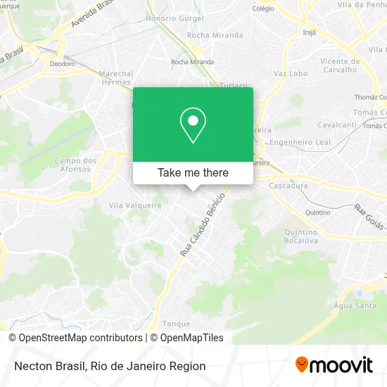 Necton Brasil map