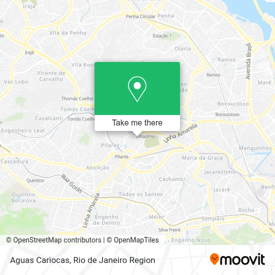 Aguas Cariocas map