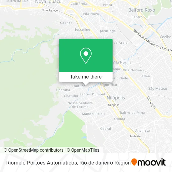 Riomelo Portões Automáticos map
