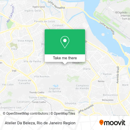Atelier Da Beleza map