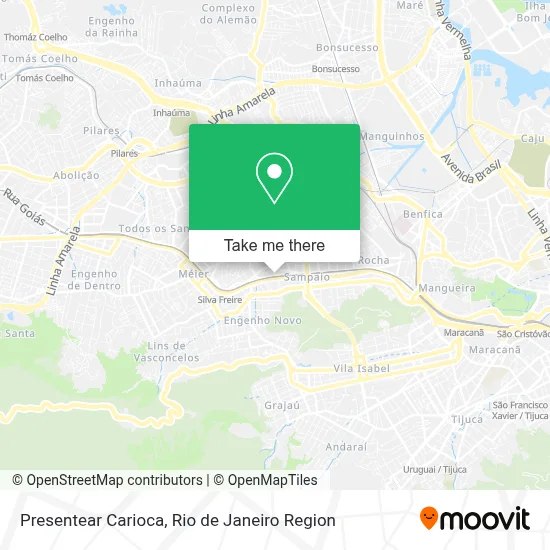 Presentear Carioca map