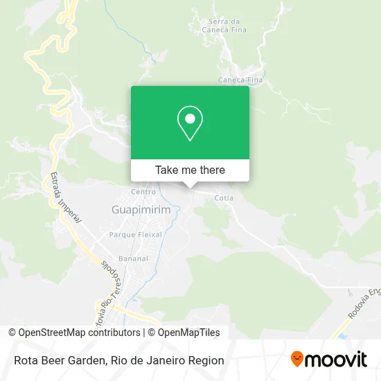 Rota Beer Garden map