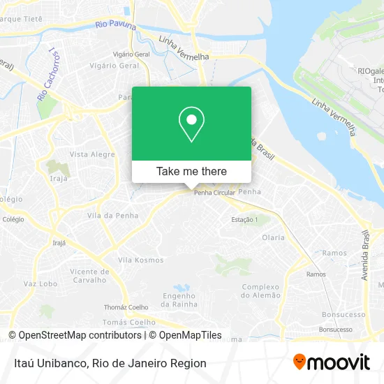 Itaú Unibanco map
