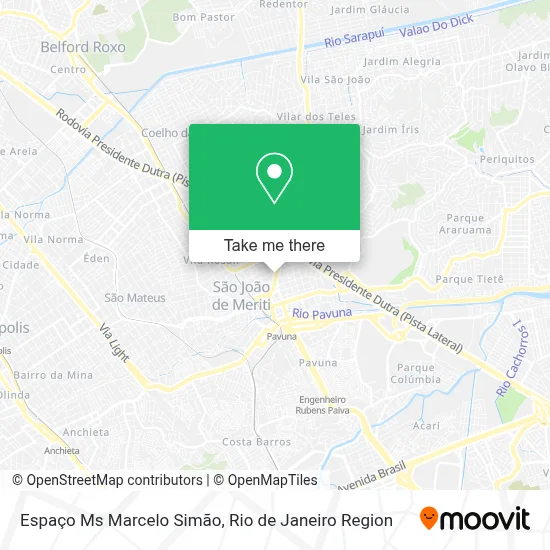 Espaço Ms Marcelo Simão map