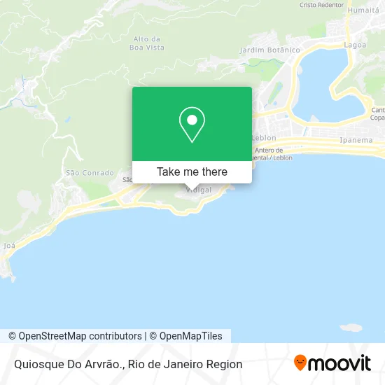 Quiosque Do Arvrão. map