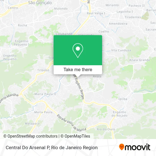 Central Do Arsenal P map