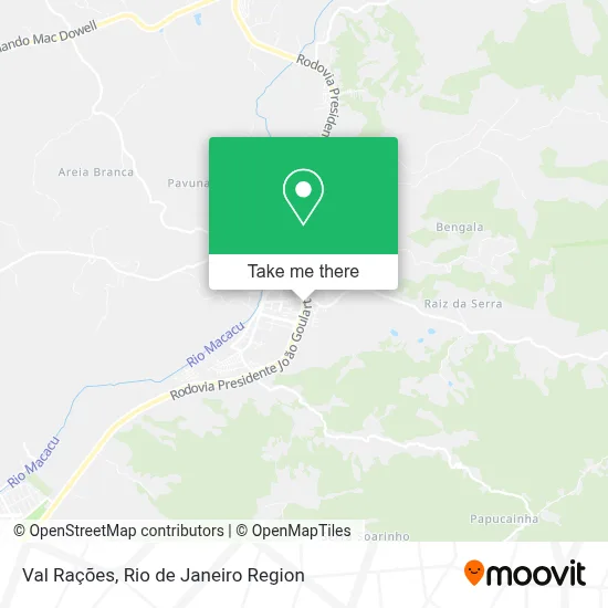 Val Rações map