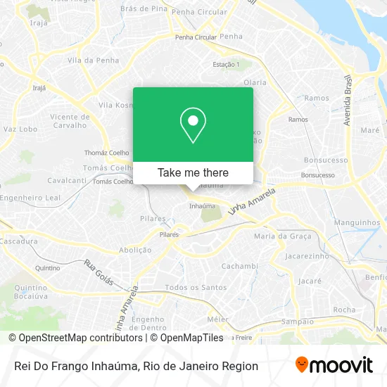 Rei Do Frango Inhaúma map