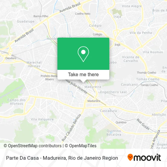 Parte Da Casa - Madureira map