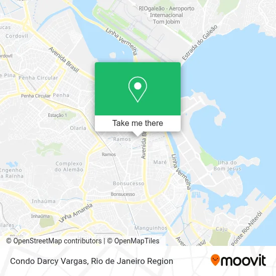 Condo Darcy Vargas map