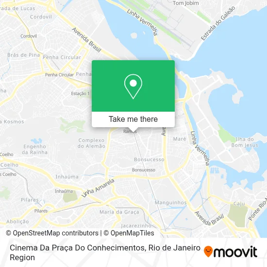 Cinema Da Praça Do Conhecimentos map