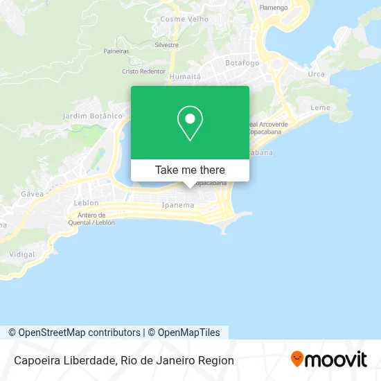 Capoeira Liberdade map