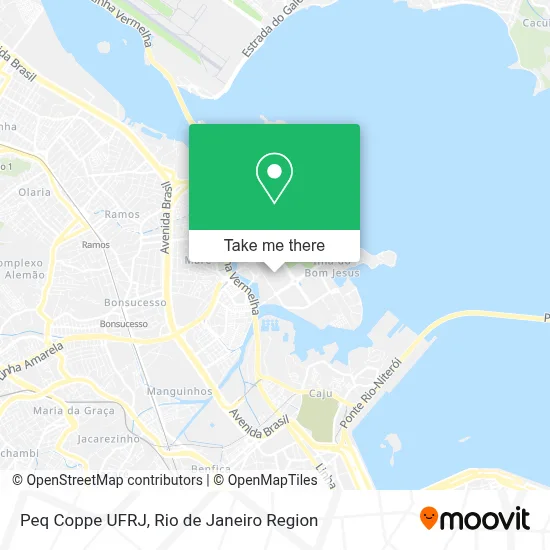 Peq Coppe UFRJ map