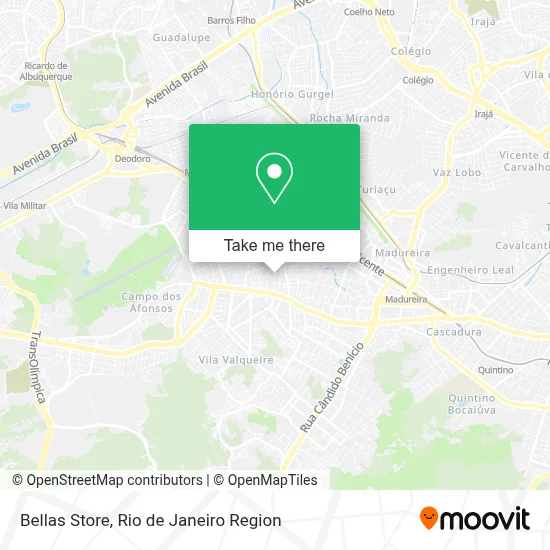 Bellas Store map