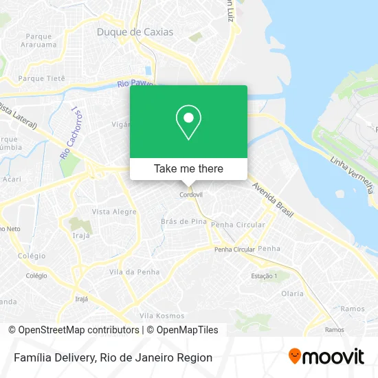 Família Delivery map