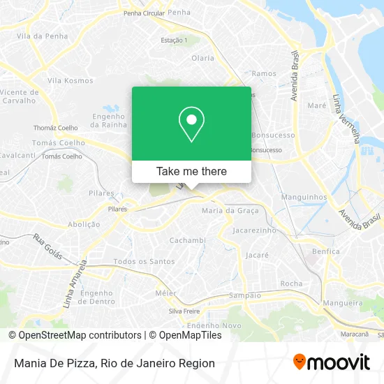 Mania De Pizza map