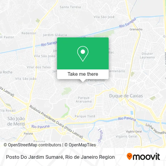 Posto Do Jardim Sumaré map