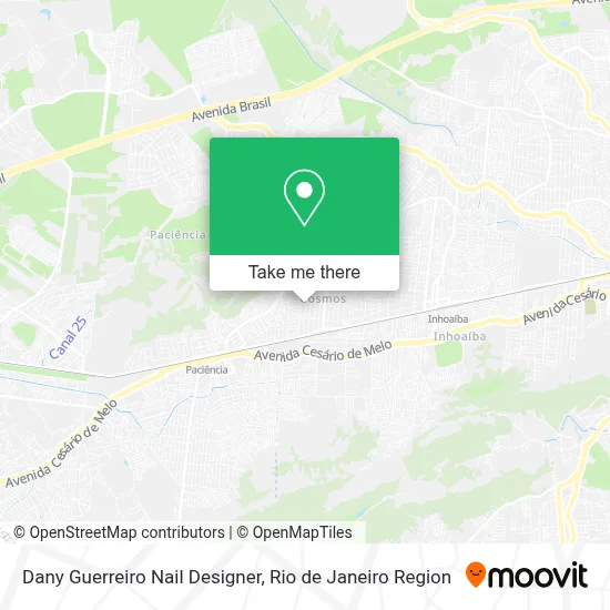 Dany Guerreiro Nail Designer map