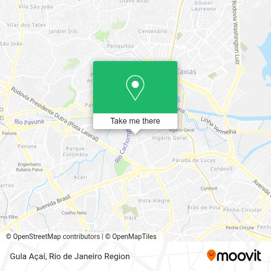 Gula Açaí map