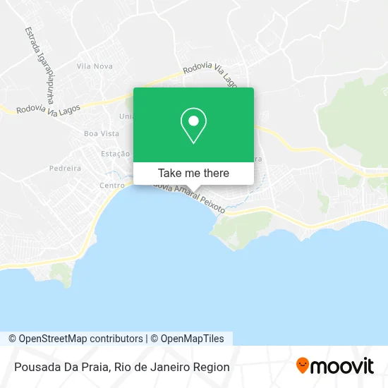 Pousada Da Praia map