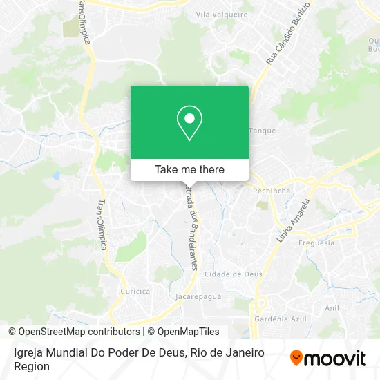 Igreja Mundial Do Poder De Deus map