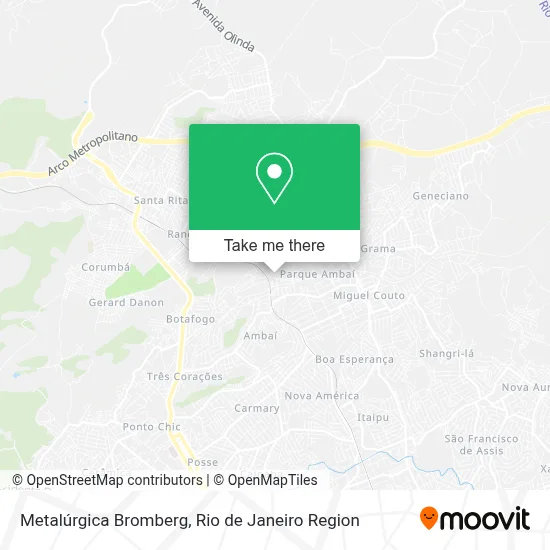 Metalúrgica Bromberg map