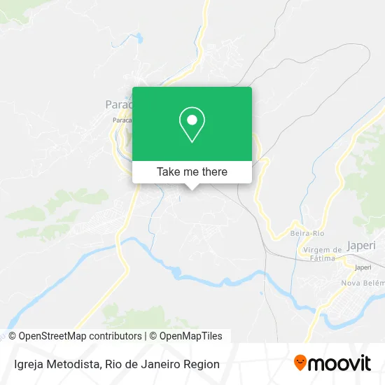 Igreja Metodista map