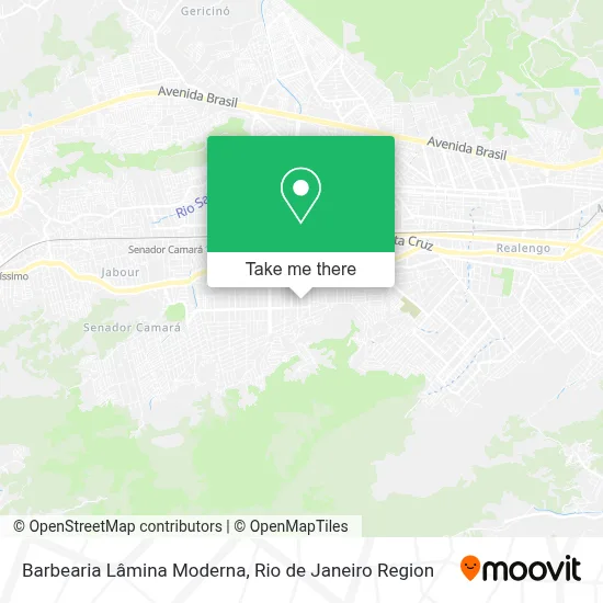 Barbearia Lâmina Moderna map