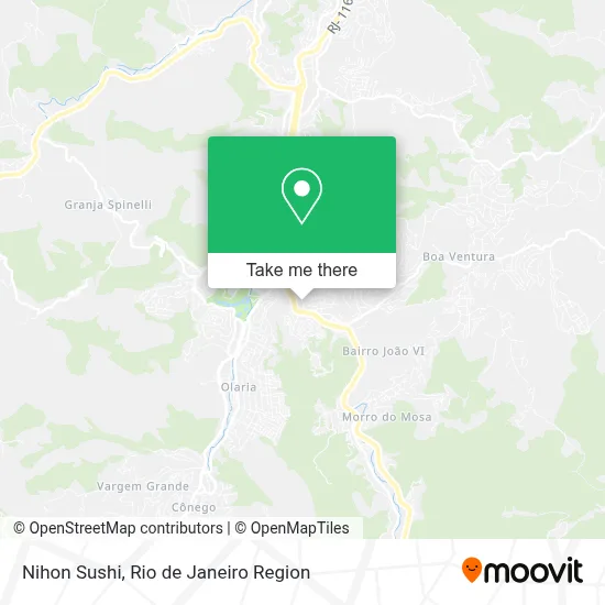 Nihon Sushi map