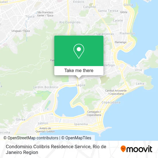 Condomínio Colibris Residence Service map