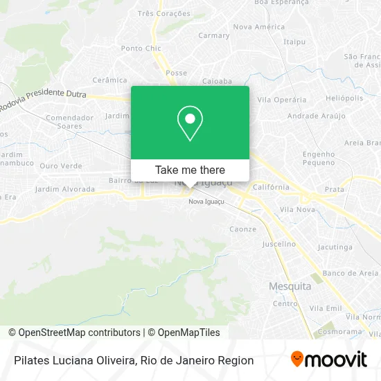 Pilates Luciana Oliveira map