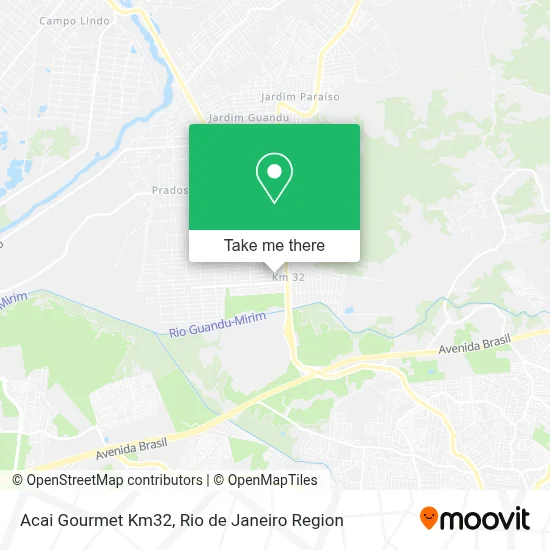 Acai Gourmet Km32 map