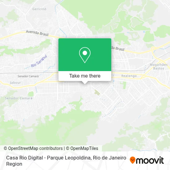 Casa Rio Digital - Parque Leopoldina map