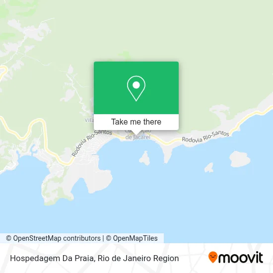 Hospedagem Da Praia map