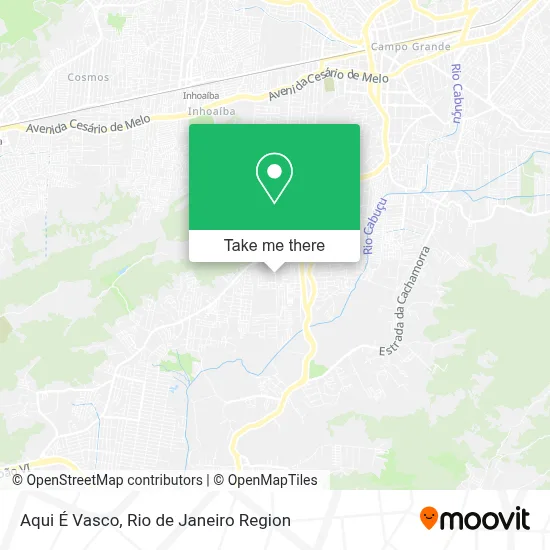 Aqui É Vasco map