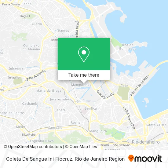Coleta De Sangue Ini-Fiocruz map
