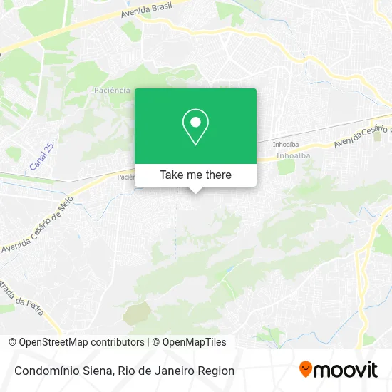 Condomínio Siena map