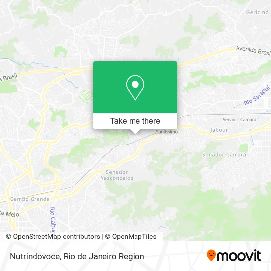 Nutrindovoce map
