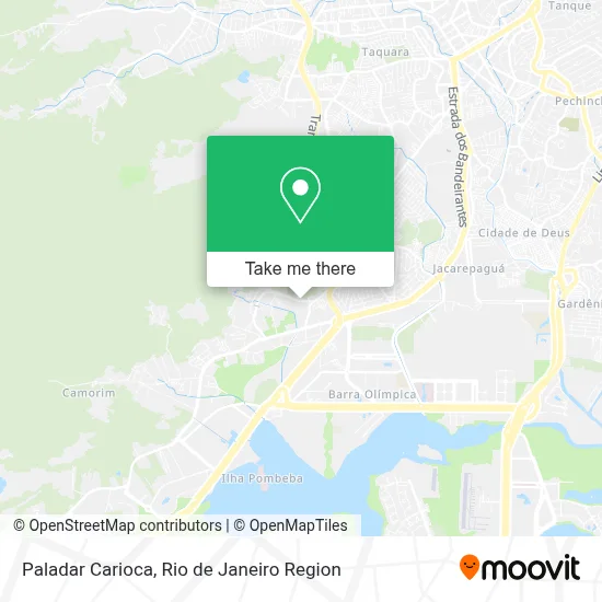 Paladar Carioca map