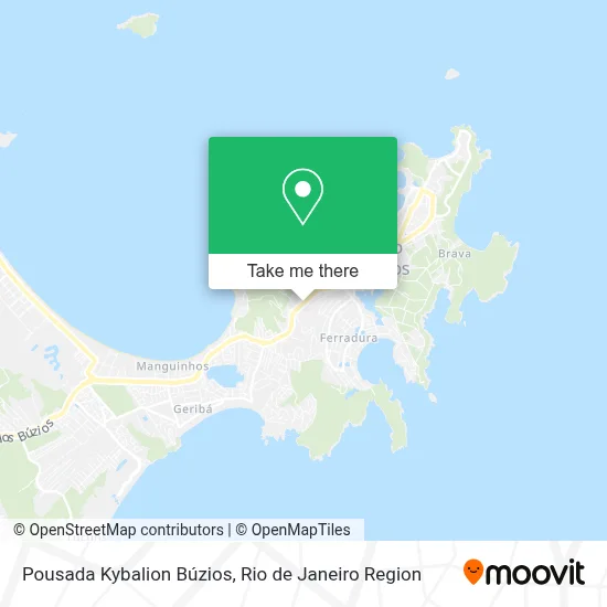 Pousada Kybalion Búzios map