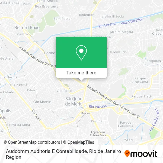 Audcomm Auditoria E Contabilidade map