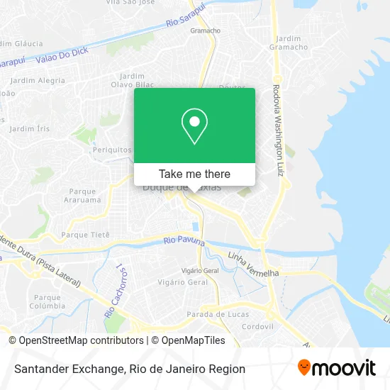 Santander Exchange map