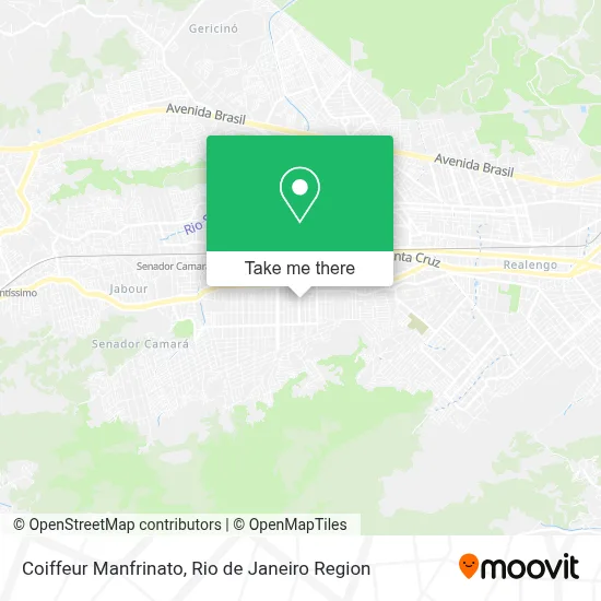 Coiffeur Manfrinato map