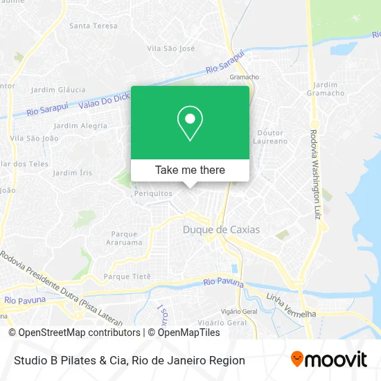 Studio B Pilates & Cia map