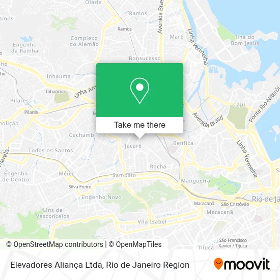 Elevadores Aliança Ltda map