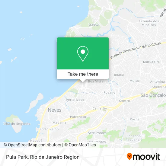 Pula Park map
