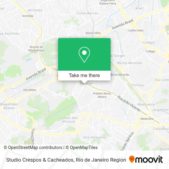 Studio Crespos & Cacheados map